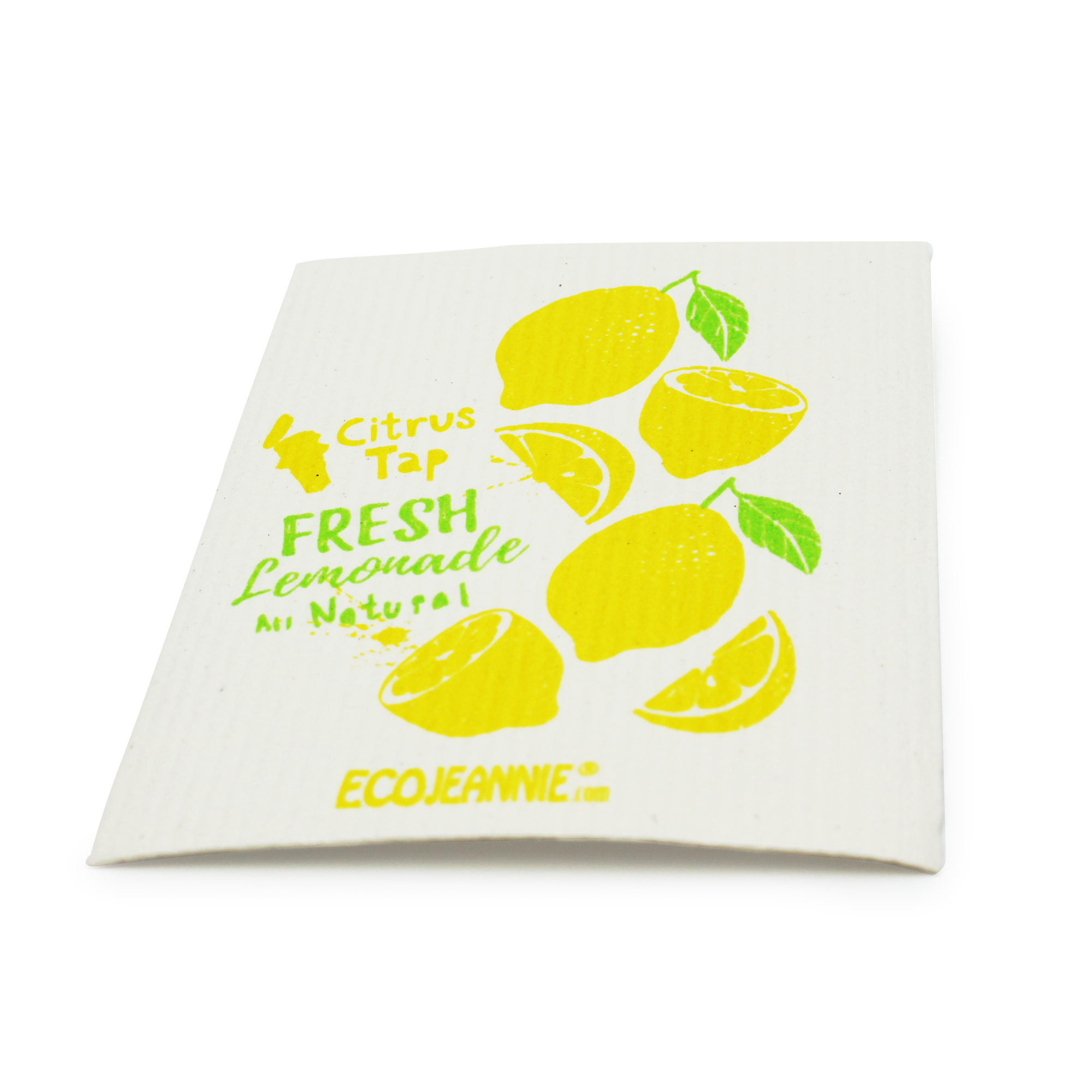 Wholesale Bulk EcoJeannie Cellulose Sponge Cloths: 100% Natural Biodegradable Kitchen Towel (Available in 5, 10, and 20 Packs)-1302