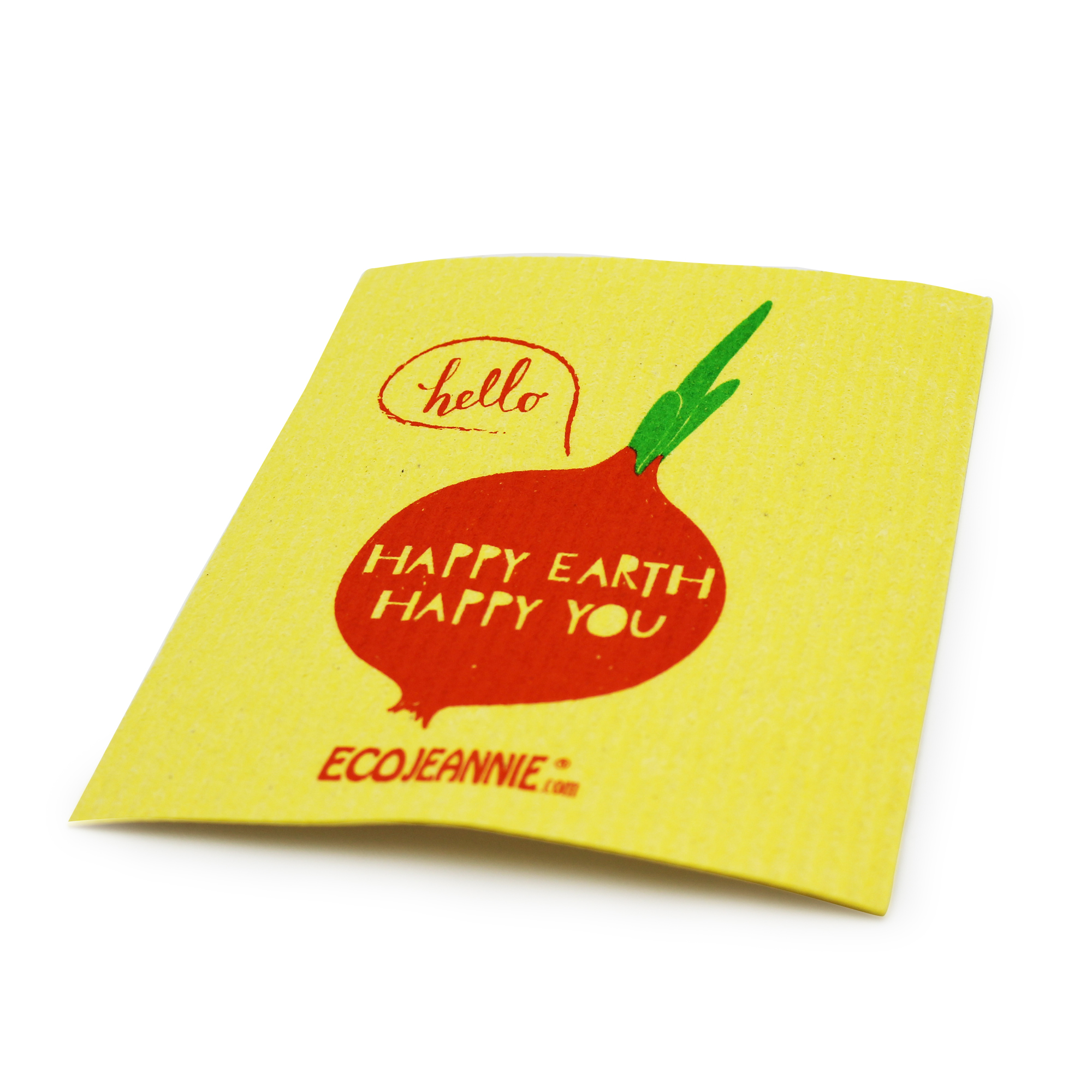 Wholesale Bulk EcoJeannie Cellulose Sponge Cloths: 100% Natural Biodegradable Kitchen Towel (Available in 5, 10, and 20 Packs)-1304