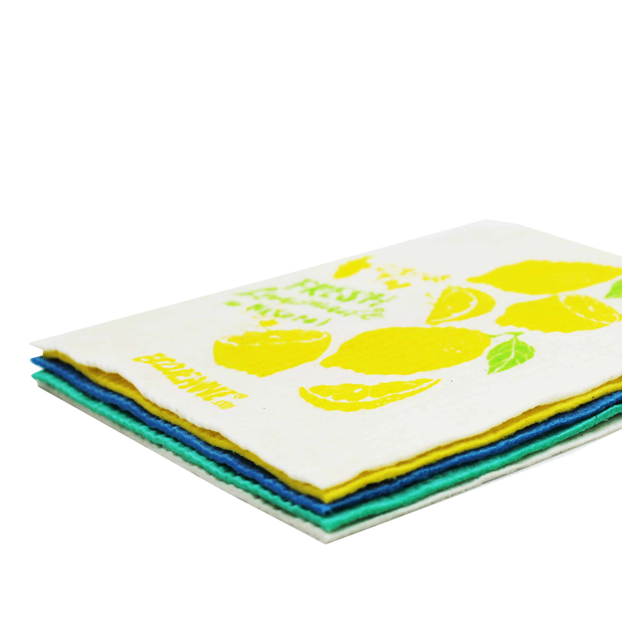 Wholesale Bulk EcoJeannie Cellulose Sponge Cloths: 100% Natural Biodegradable Kitchen Towel (Available in 5, 10, and 20 Packs)-1274