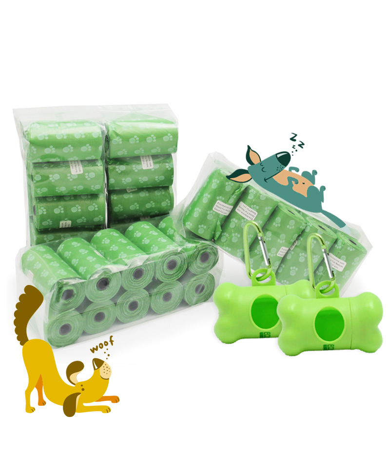Ecojeannie Wholesale Bundle (800-Count) with Two Dispensers and Carabiner Clips, Lavender Scented Biodegradable Dog Waste Bags-1316