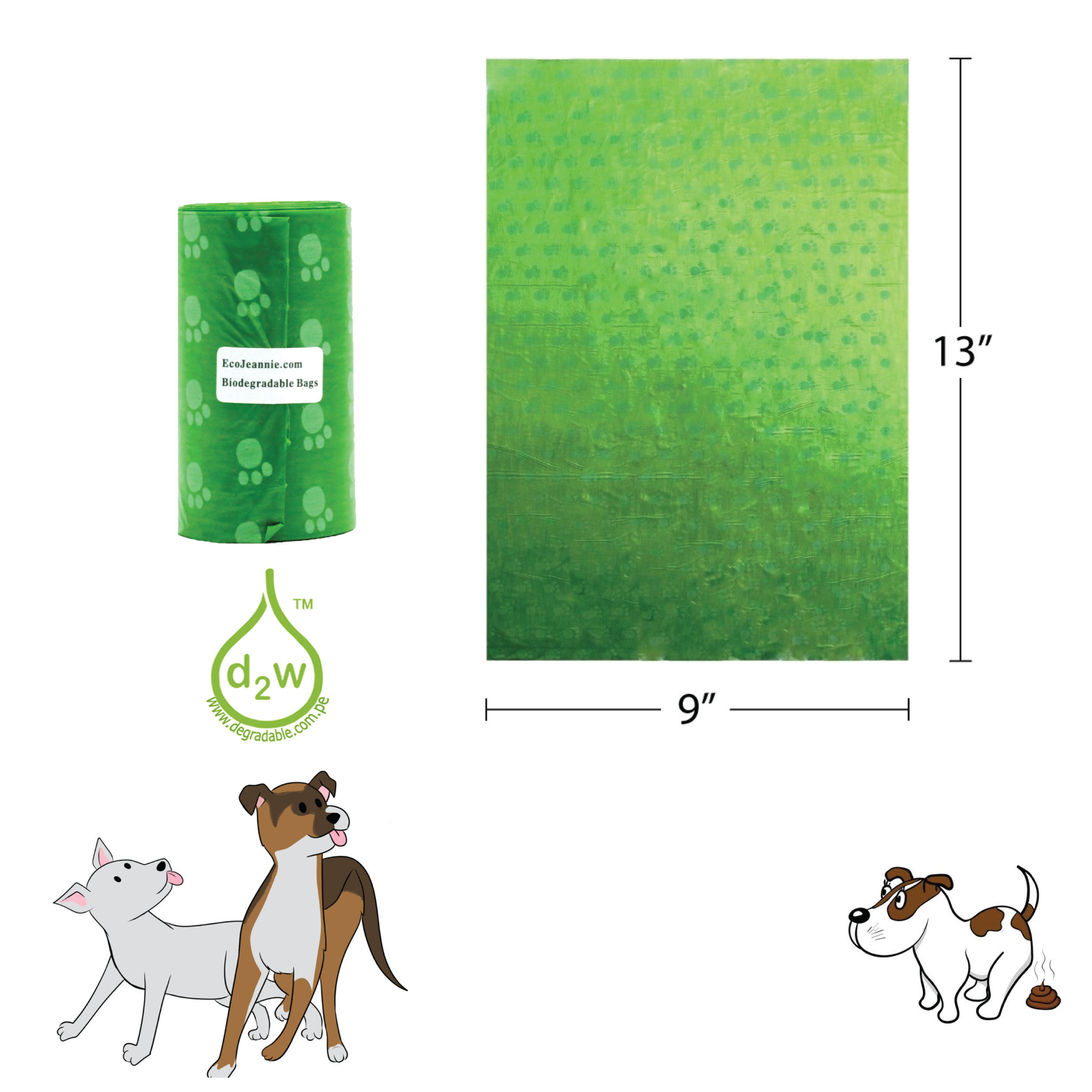 Ecojeannie Wholesale Bundle (800-Count) with Two Dispensers and Carabiner Clips, Lavender Scented Biodegradable Dog Waste Bags-2349