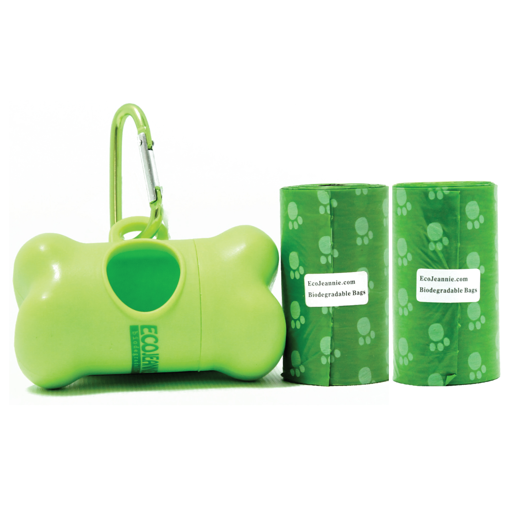 EcoJeannie Biodegradable Dog Poop Waste Bags with Dog Poop Bag Dispenser, Lavender Scented (40-Count)-1585