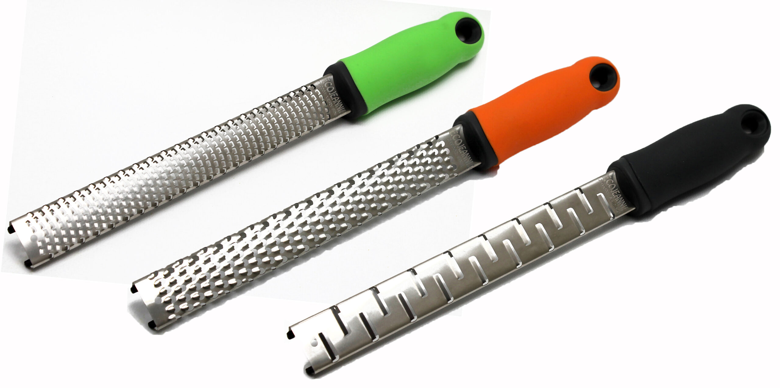 EcoJeannie Premium Zester Grater, Soft Grips (Avail: Very Fine Shavings, Fine Shavings, Slicing)-1524