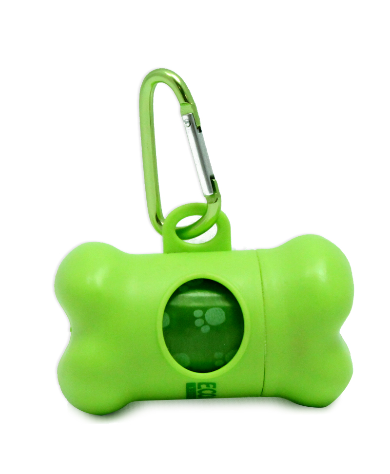 EcoJeannie Wholesale Dog Poop Waste Bag Dispensers with Stainless Steel Carabiner (Avail. Box Of 60, 120, 180, 240,480, 960 packs)-1729