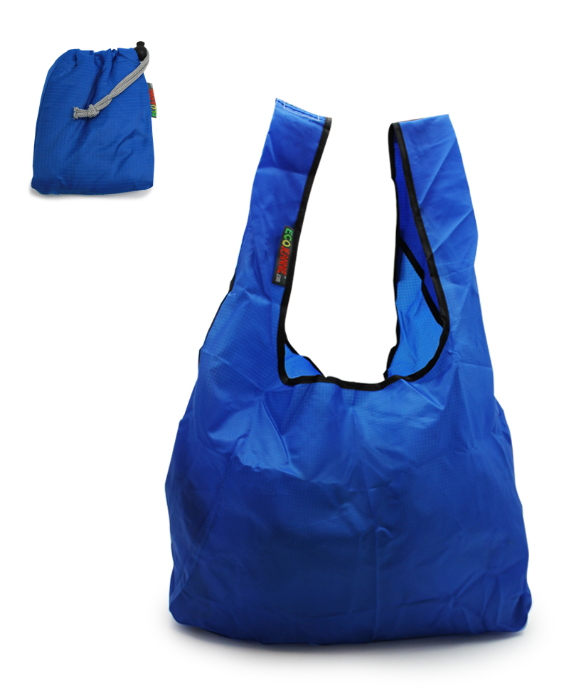 EcoJeannie Ripstop Nylon Reusable Shopping Tote Bag, 1 Pack-1627