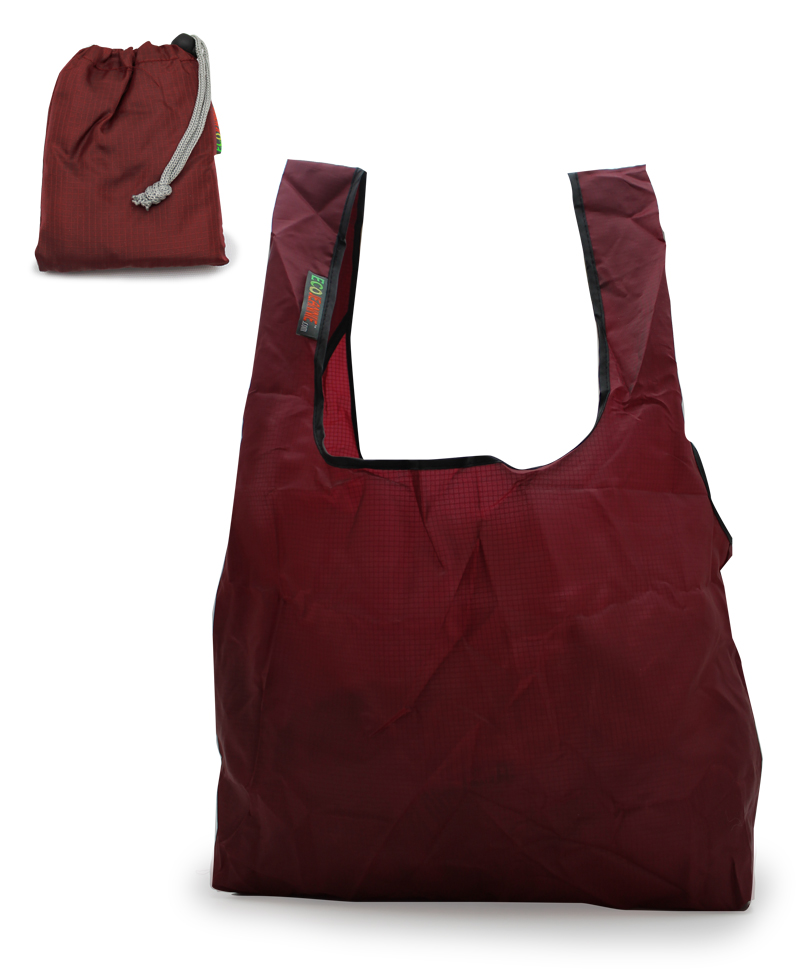 EcoJeannie Ripstop Nylon Reusable Shopping Tote Bag, 1 Pack-1616