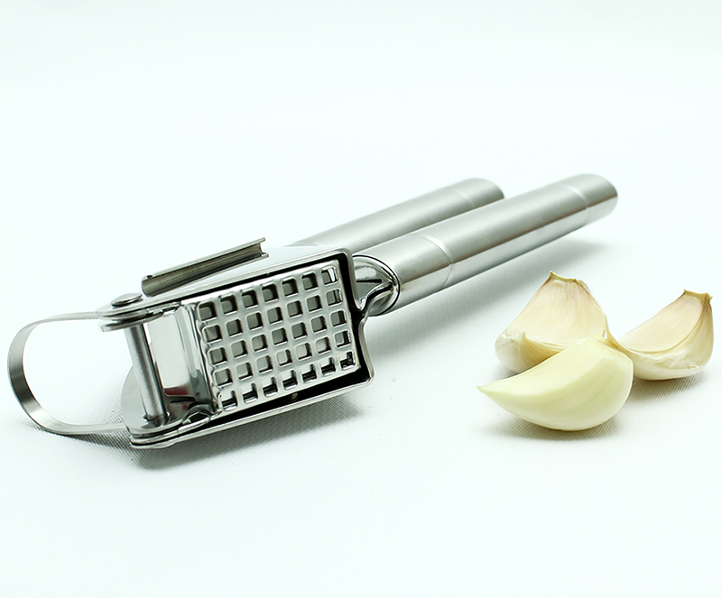 EcoJeannie Garlic Press, Stainless Steel (Square Holes), GP0001-2211