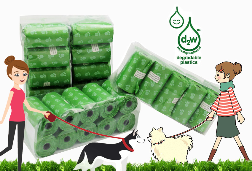 Wholesale Bulk EcoJeannie Biodegradable Dog Poop Bags, Dog Poop Waste Bags, Lavender Scented (40 Rolls/ 800 Bags) *(Avail: 40; 80; 120; 240; 480; 960; 1440; 2880, 5760 Rolls/Pack)-2268